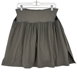 Copper‎ Life Skort Size XL Back Support Gray Black Lined Skirt by Tommie Copper